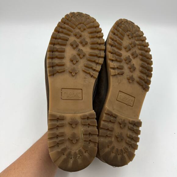 Next Direct 1982 Archive Nubuck Leather Loafers Brown - Picture 6 of 7